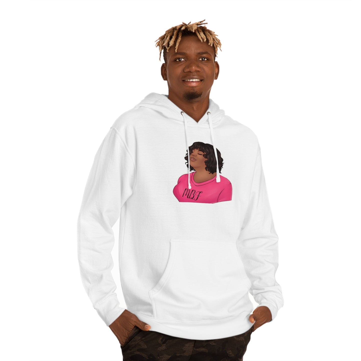 Allyson Unisex Hooded Sweatshirt Hoodie Printify 