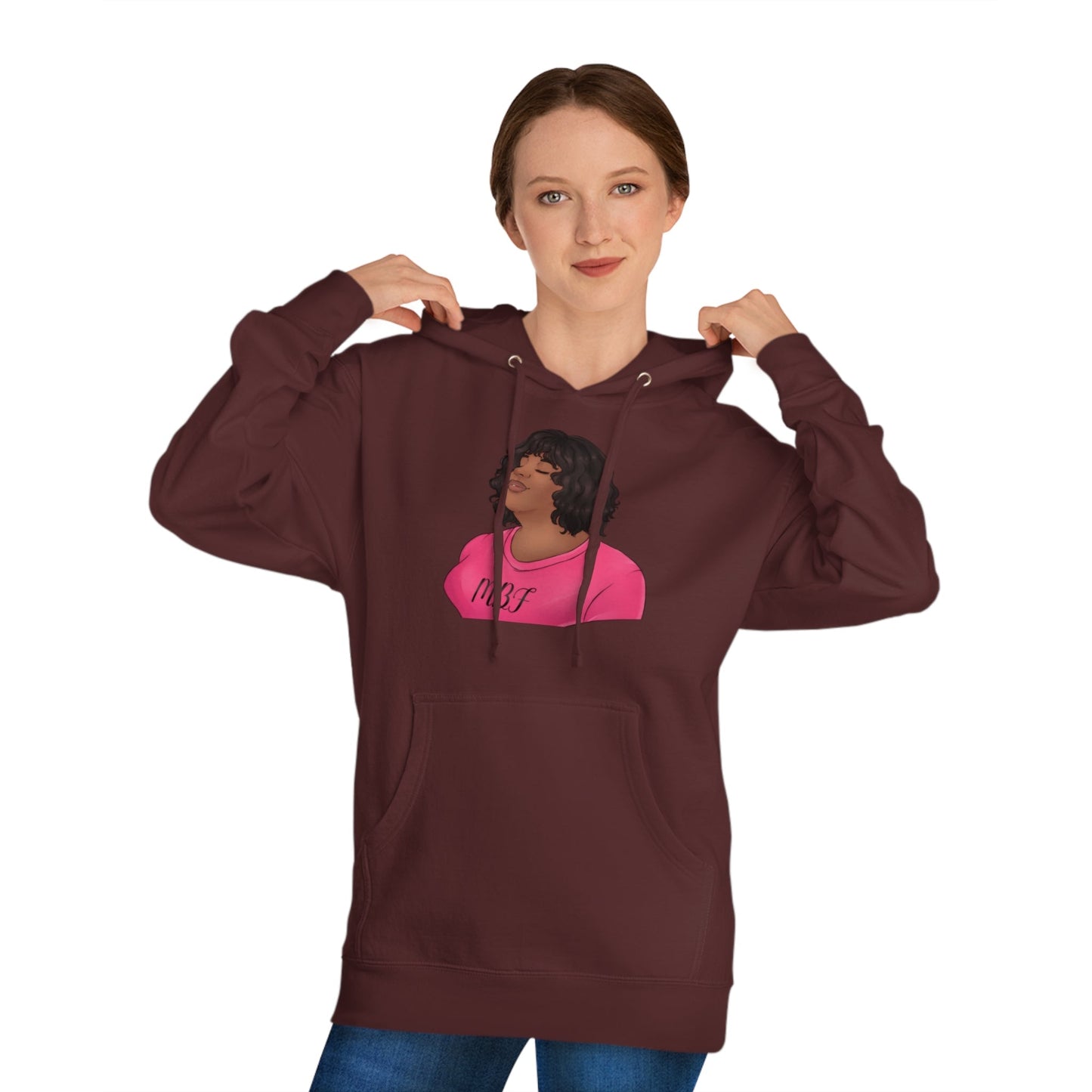 Allyson Unisex Hooded Sweatshirt Hoodie Printify