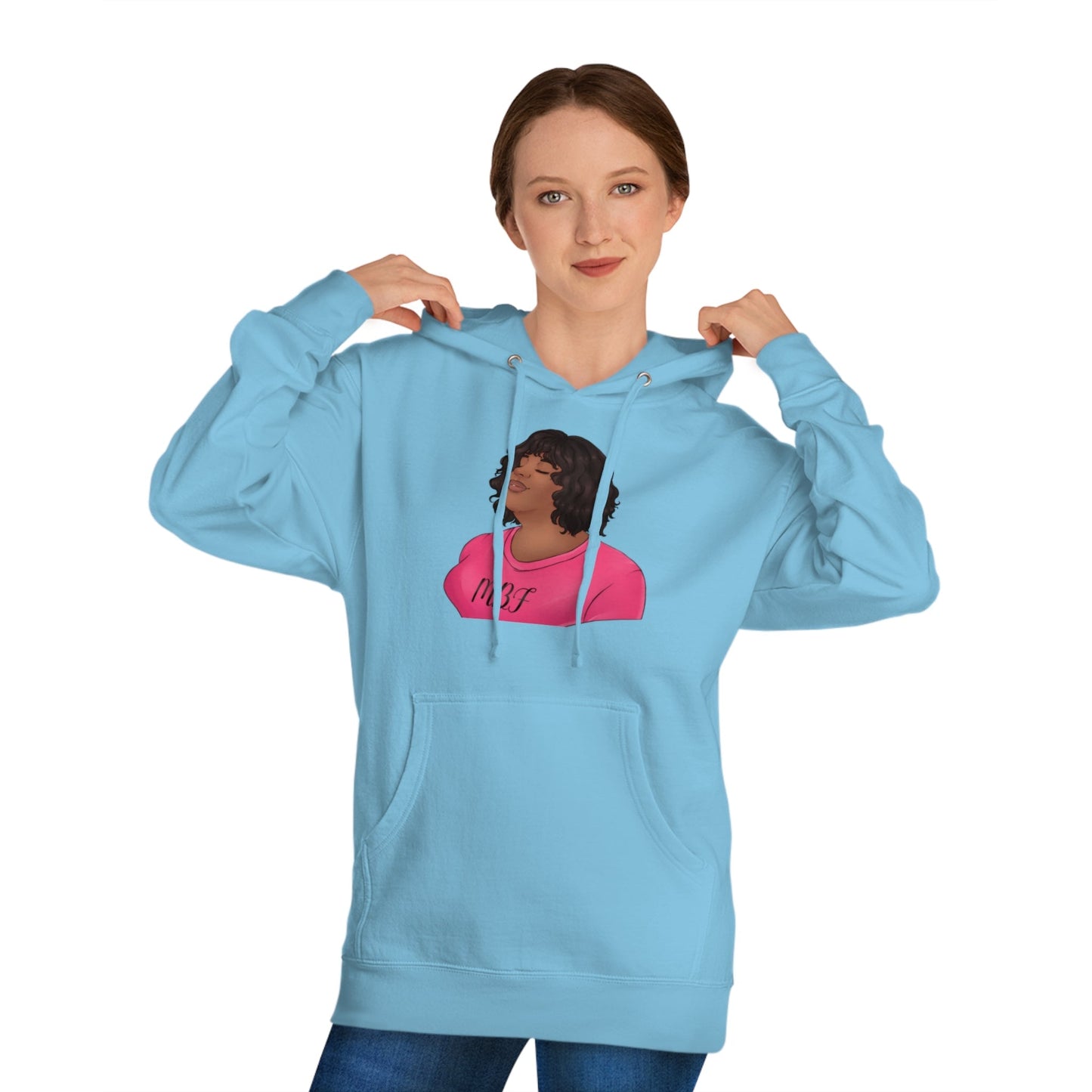 Allyson Unisex Hooded Sweatshirt Hoodie Printify