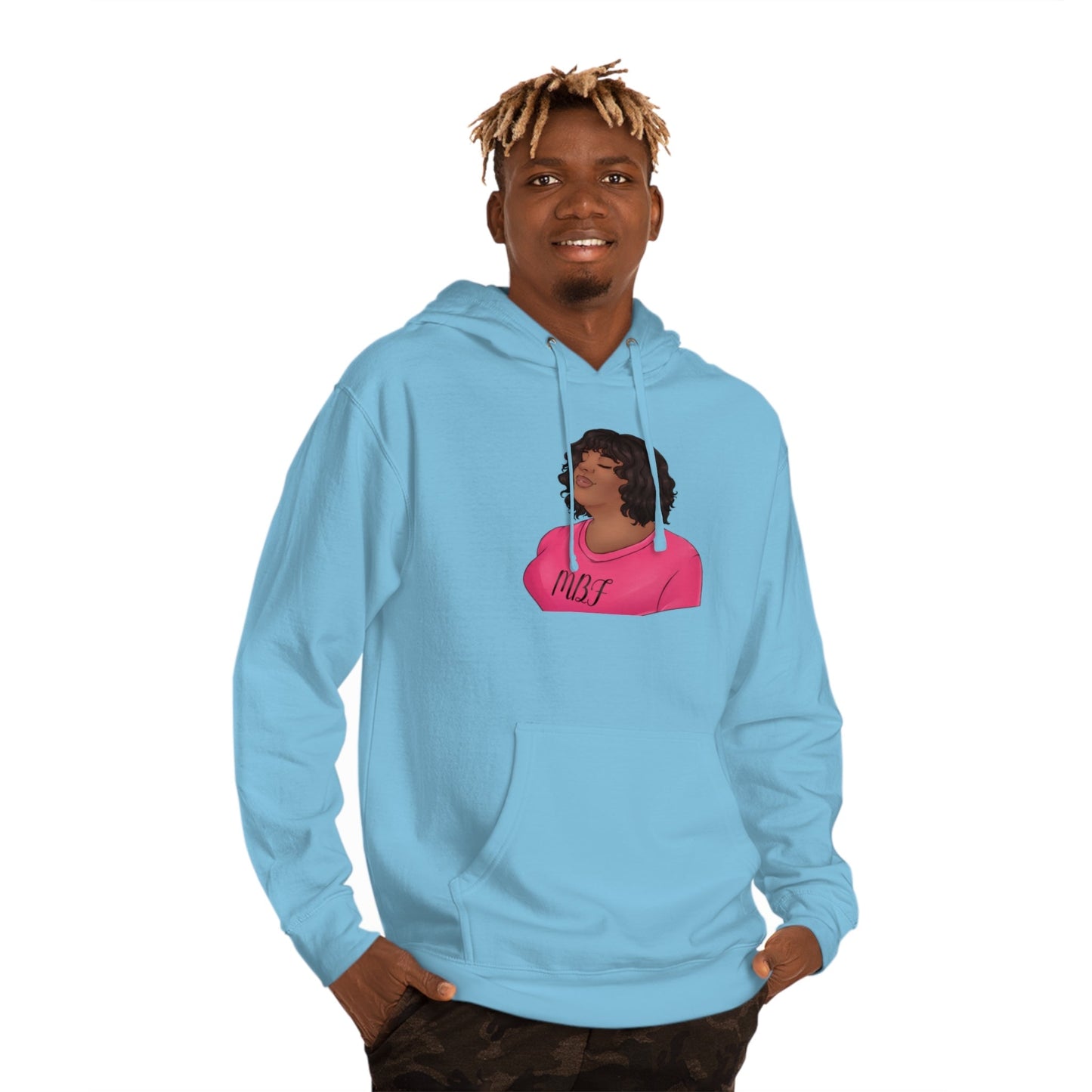Allyson Unisex Hooded Sweatshirt Hoodie Printify