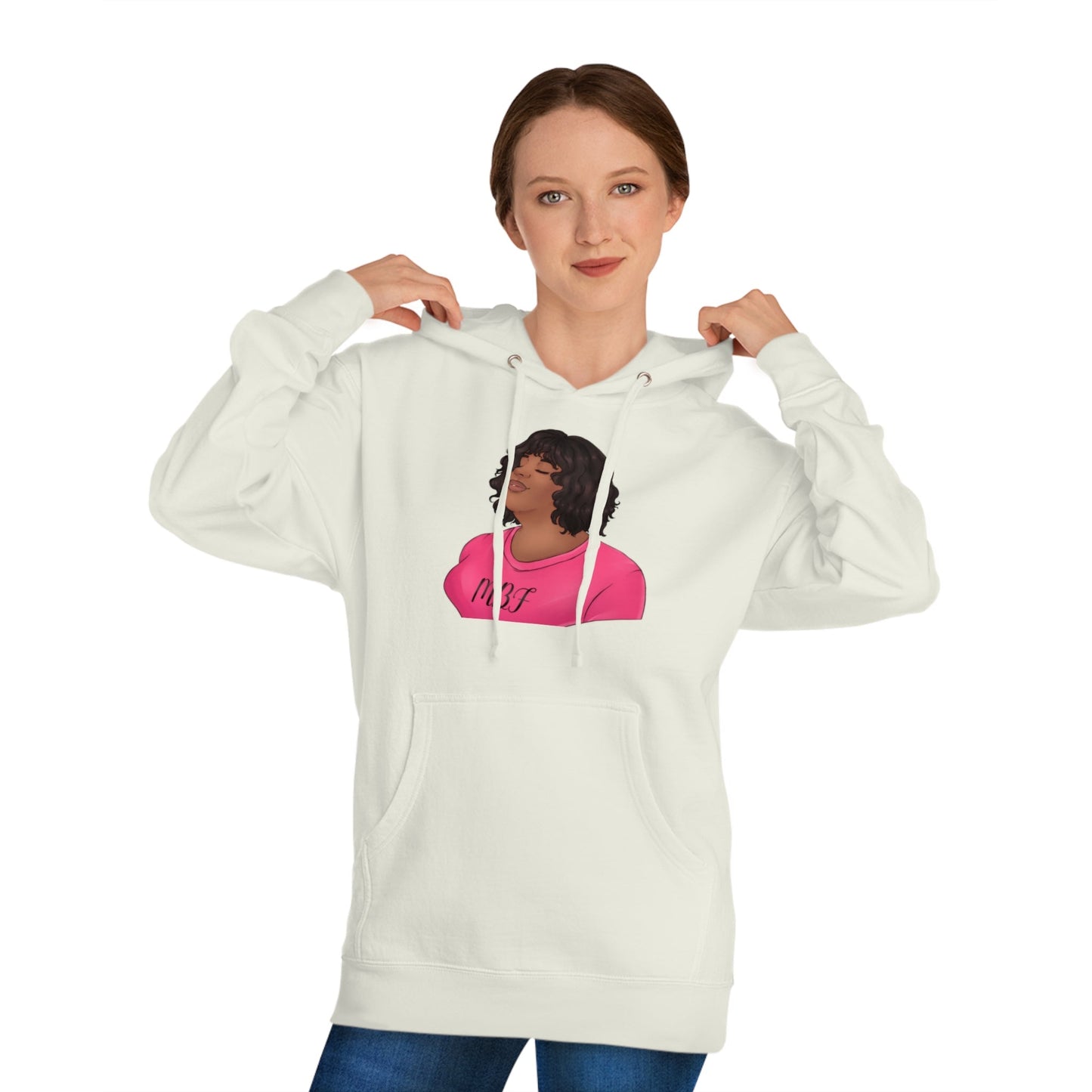 Allyson Unisex Hooded Sweatshirt Hoodie Printify 