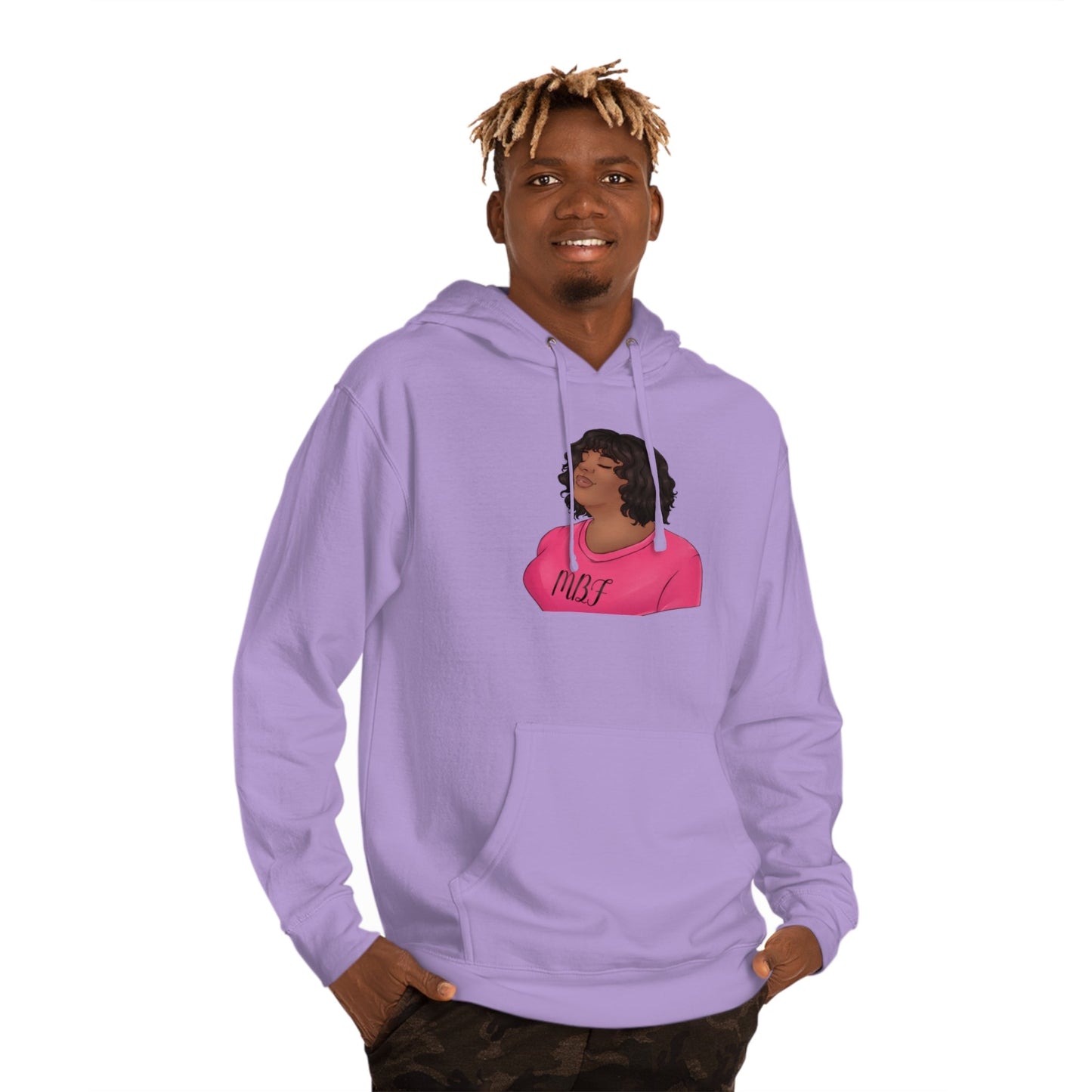 Allyson Unisex Hooded Sweatshirt Hoodie Printify