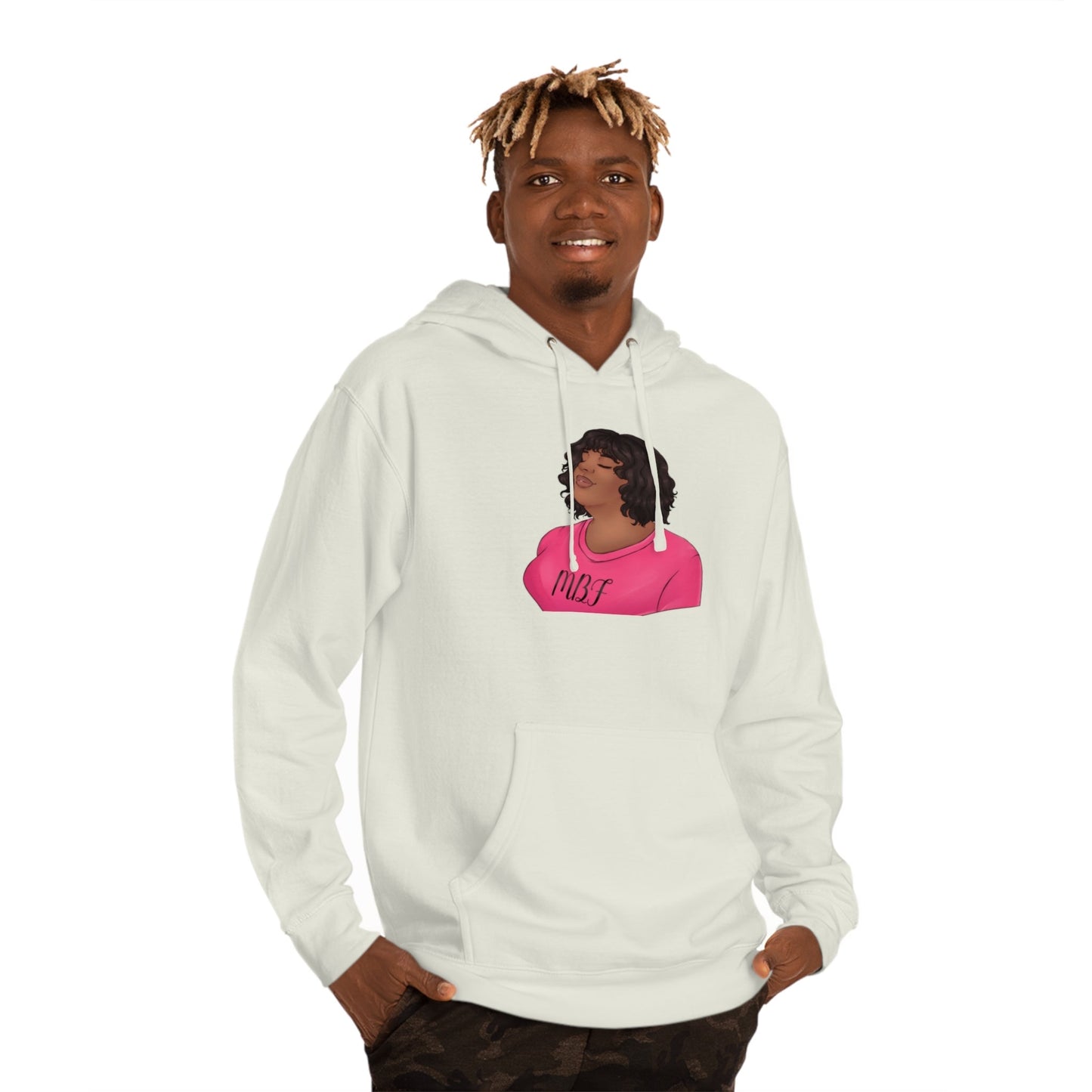 Allyson Unisex Hooded Sweatshirt Hoodie Printify