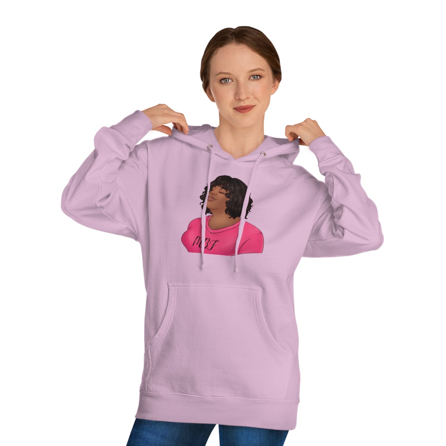 Allyson Unisex Hooded Sweatshirt Hoodie Printify 