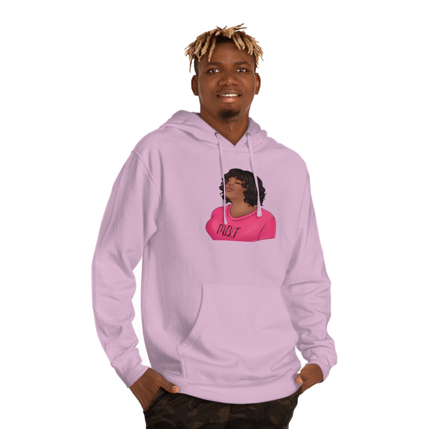 Allyson Unisex Hooded Sweatshirt Hoodie Printify