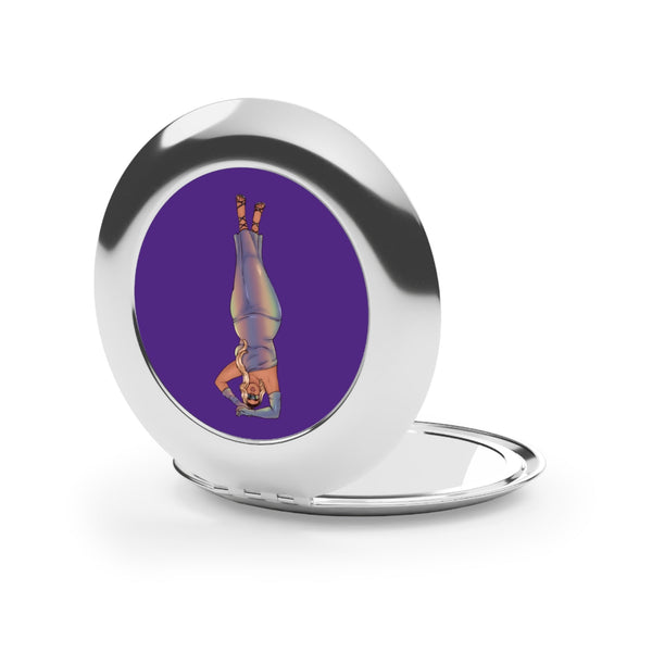 Compact Mirror - Tazah Pageant Queen Plus Size Model Accessories Printify