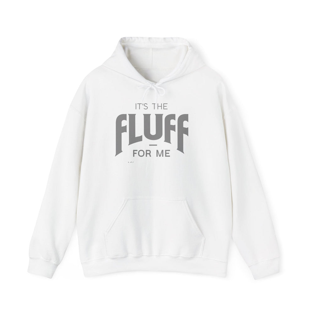 Fluff Unisex Hoodie Hoodie Printify S White