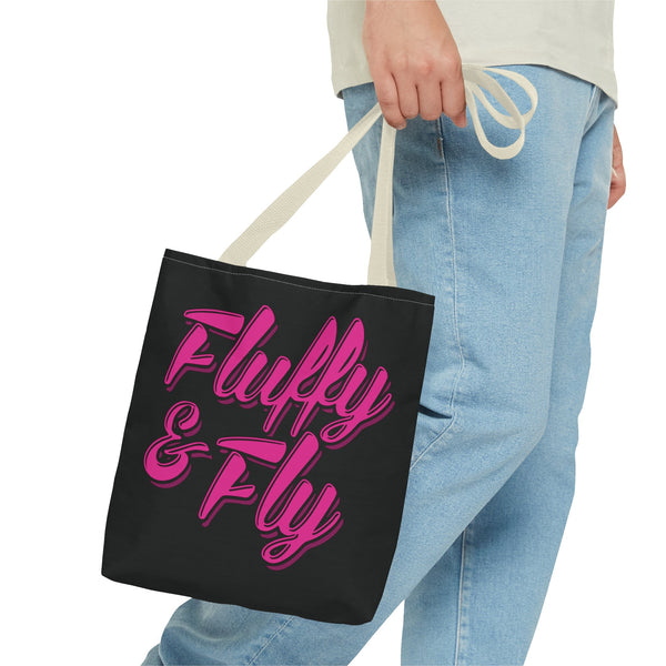 Fluffy and Fly Tote Bag Bags Printify