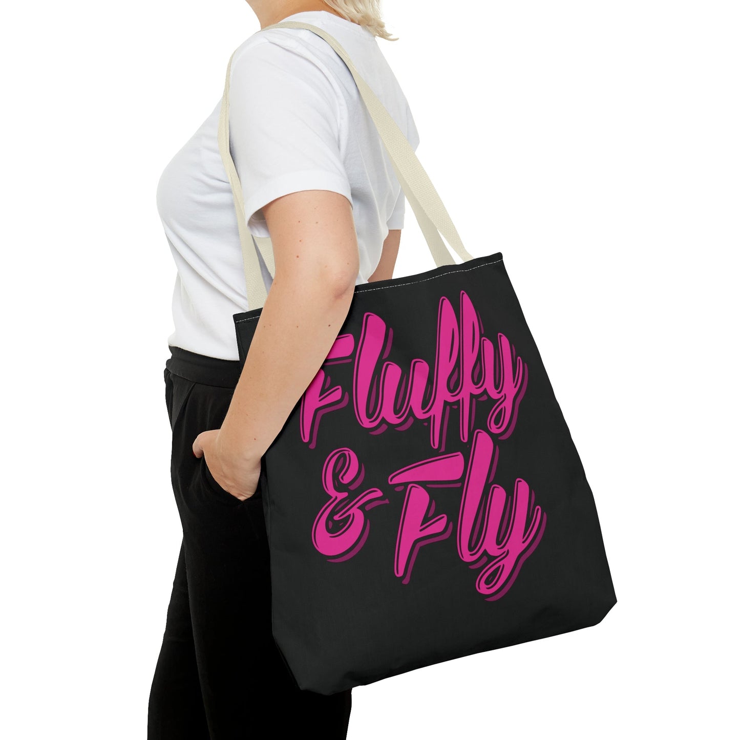 Fluffy and Fly Tote Bag Bags Printify