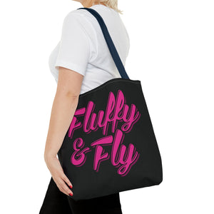 Fluffy and Fly Tote Bag Bags Printify