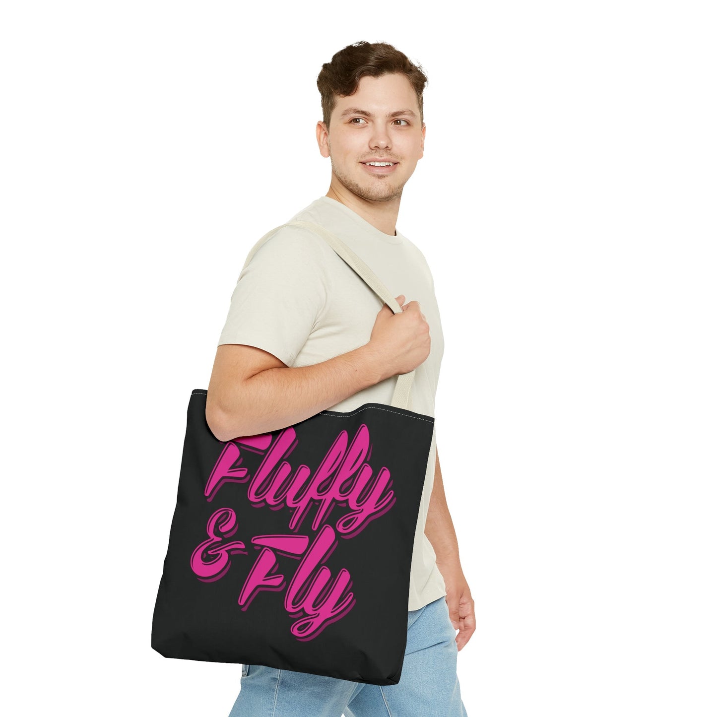 Fluffy and Fly Tote Bag Bags Printify