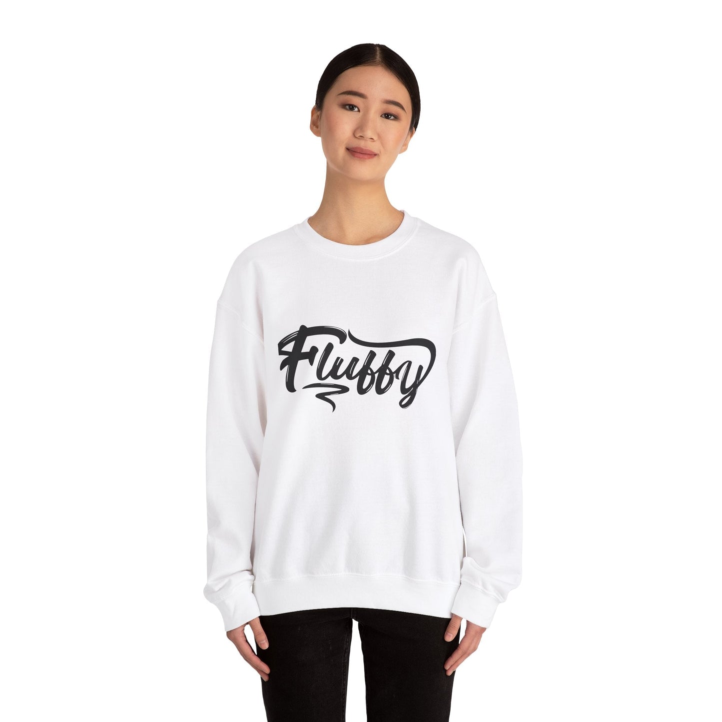 Fluffy Unisex Heavy Blend™ Crewneck Sweatshirt Sweatshirt Printify 