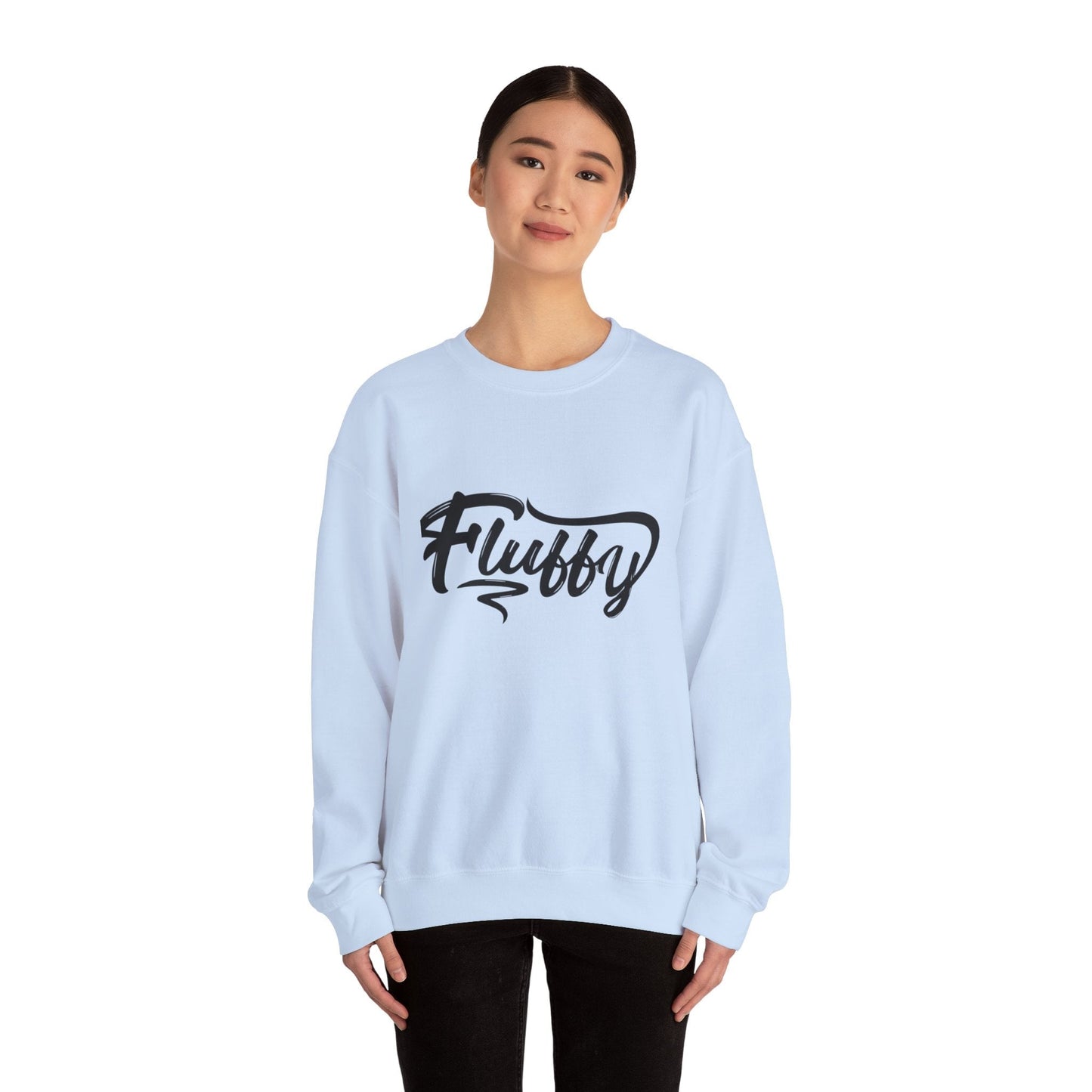 Fluffy Unisex Heavy Blend™ Crewneck Sweatshirt Sweatshirt Printify 