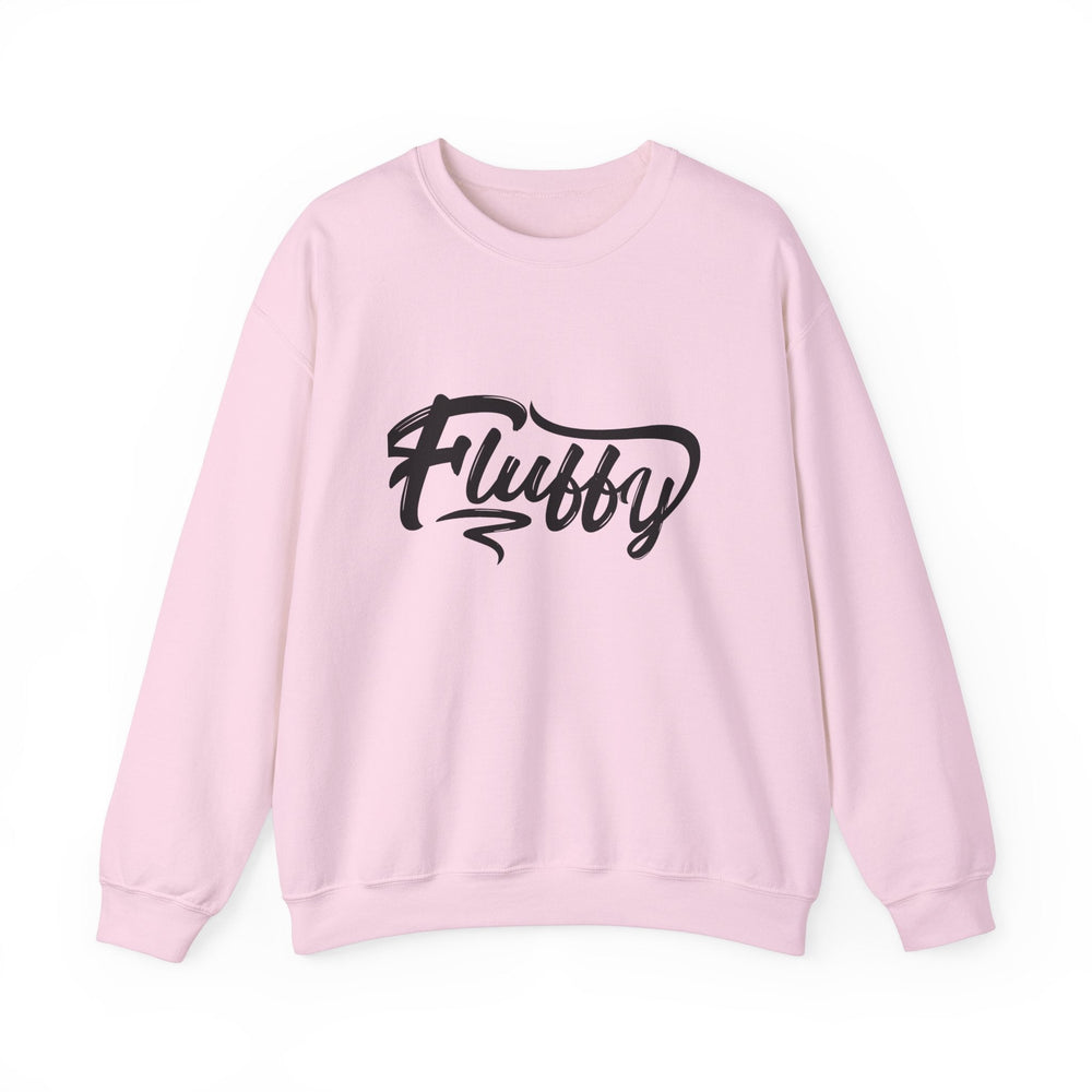 Fluffy Unisex Heavy Blend™ Crewneck Sweatshirt Sweatshirt Printify S Light Pink
