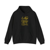 'I Love Fluffy Girls' Hooded Sweatshirt — Sizes S–5XL Hoodie Printify S Black