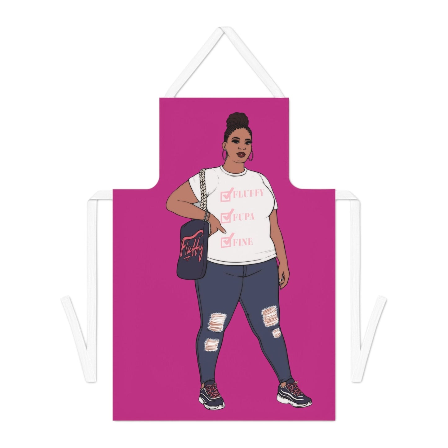 Jana Show Off Your Fluff Collection Apron Accessories Printify One size White