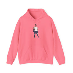 Jana Small-5xl Plus Size Model Caricature Hoodie Sweatshirt Hoodie Printify Safety Pink S