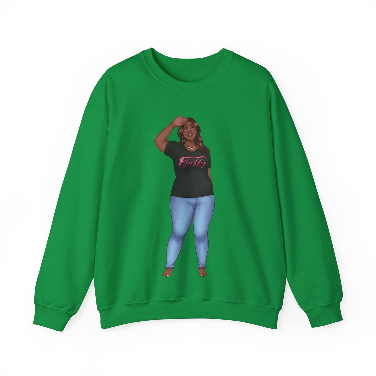 LaTonya Unisex Heavy Blend™ Crewneck Sweatshirt Sweatshirt Printify S Irish Green 