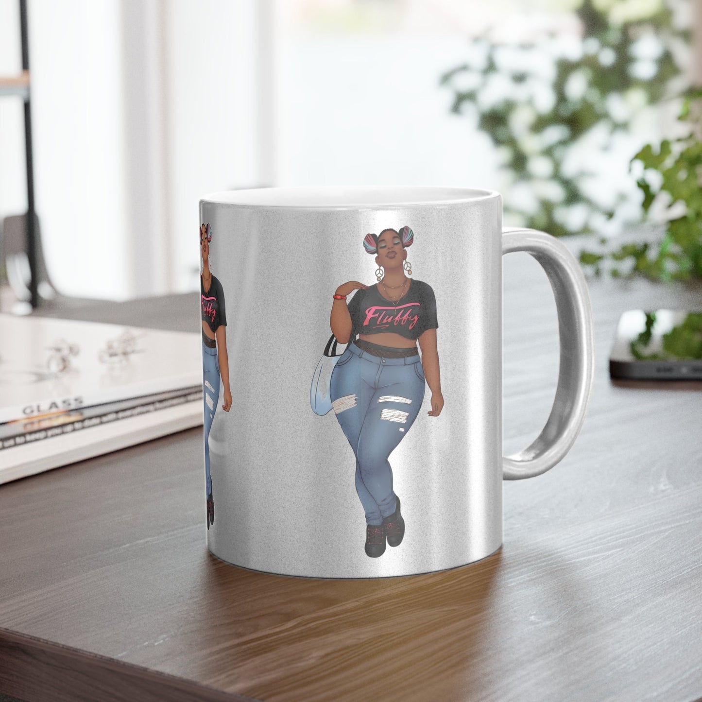 Metallic Mug (Silver\Gold) Mug Printify 11oz Silver