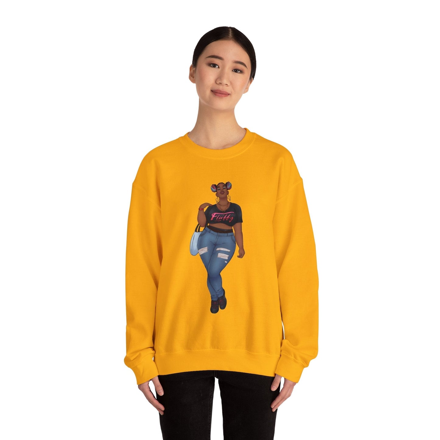 Mimi Sweatshirt Unisex Heavy Blend Crewneck Sweatshirt Printify 