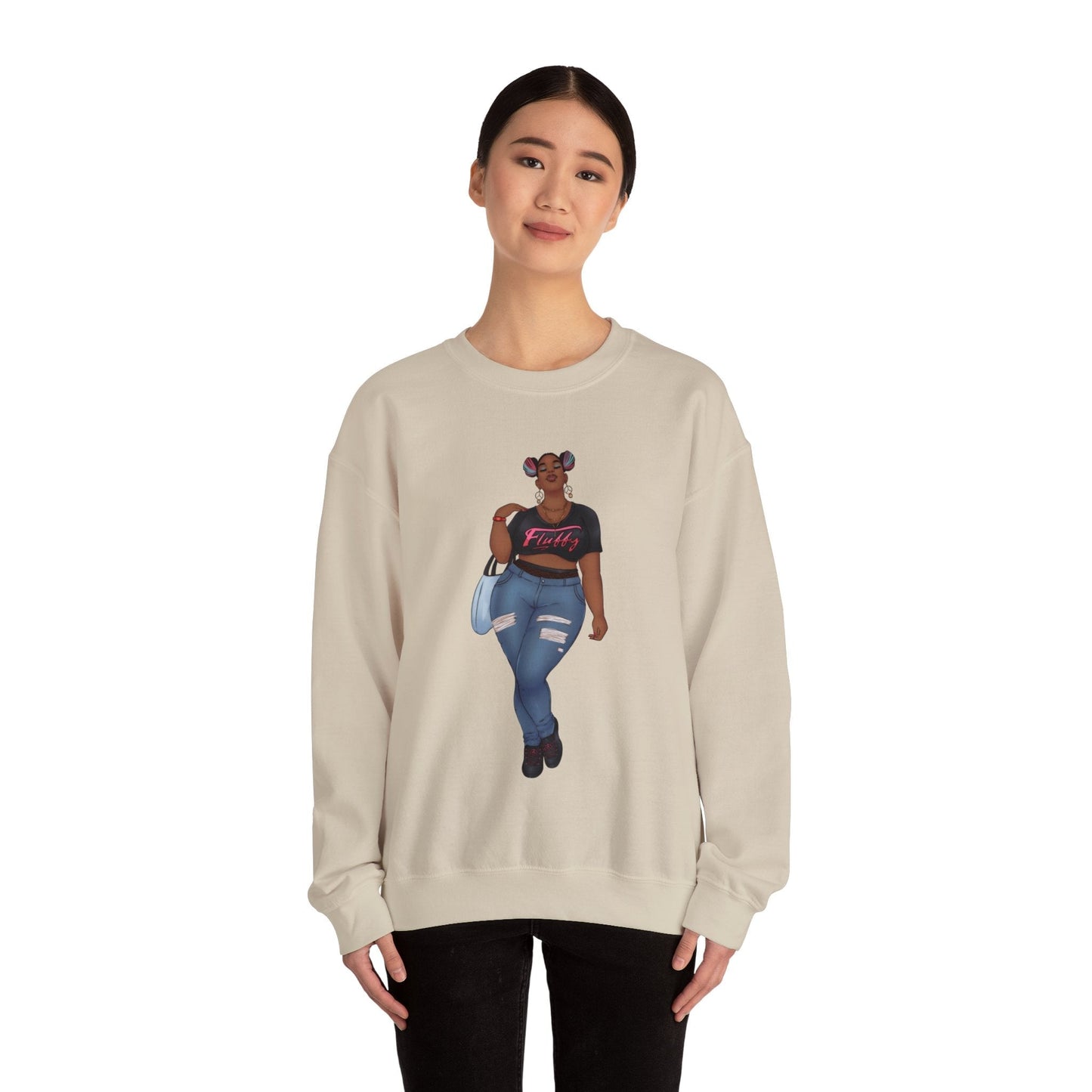 Mimi Sweatshirt Unisex Heavy Blend Crewneck Sweatshirt Printify 