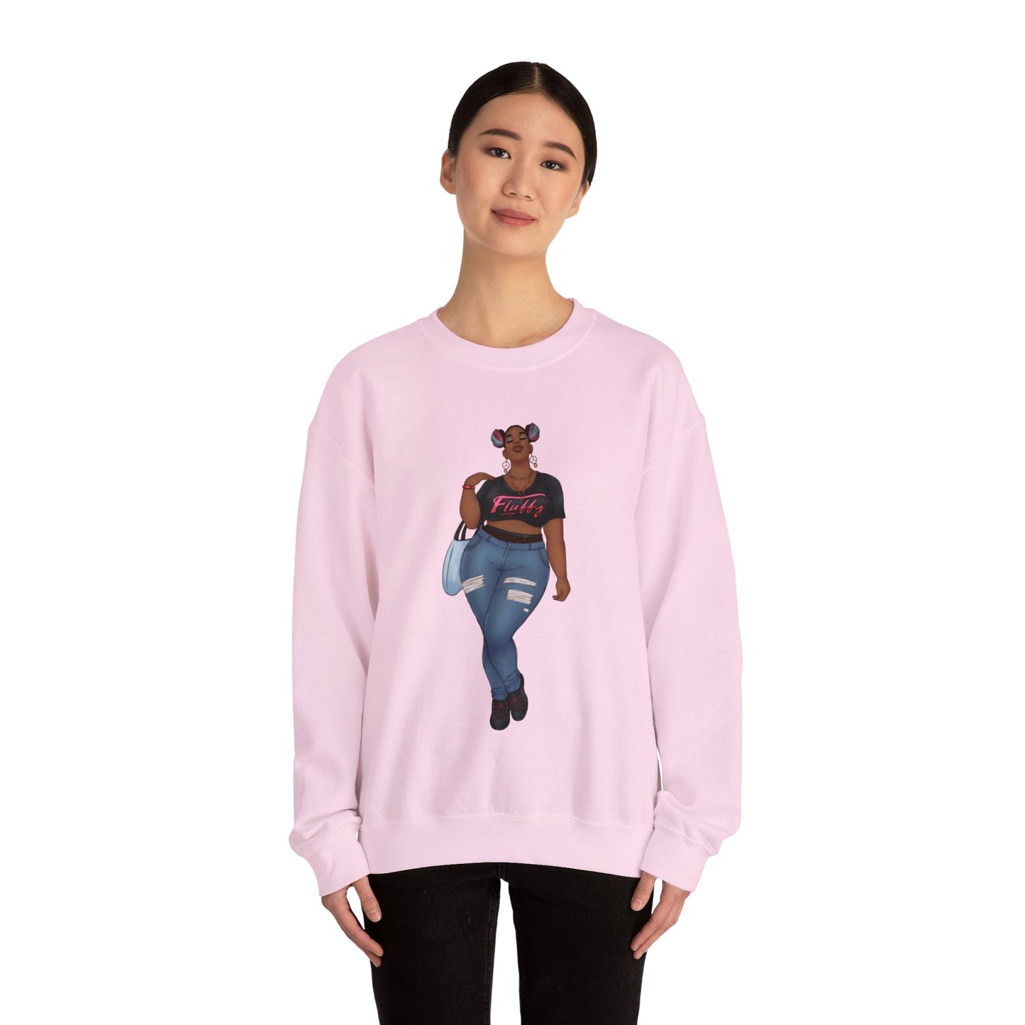 Mimi Sweatshirt Unisex Heavy Blend Crewneck Sweatshirt Printify 