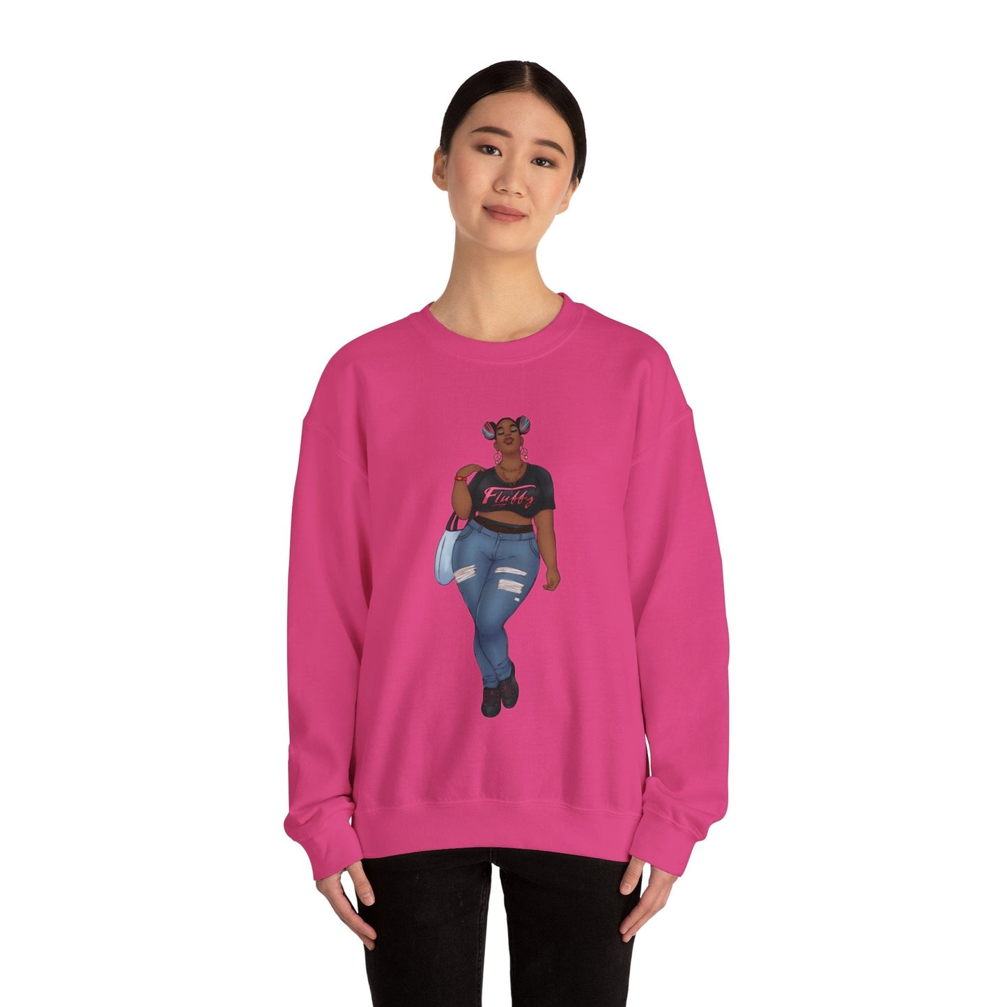 Mimi Sweatshirt Unisex Heavy Blend Crewneck Sweatshirt Printify 