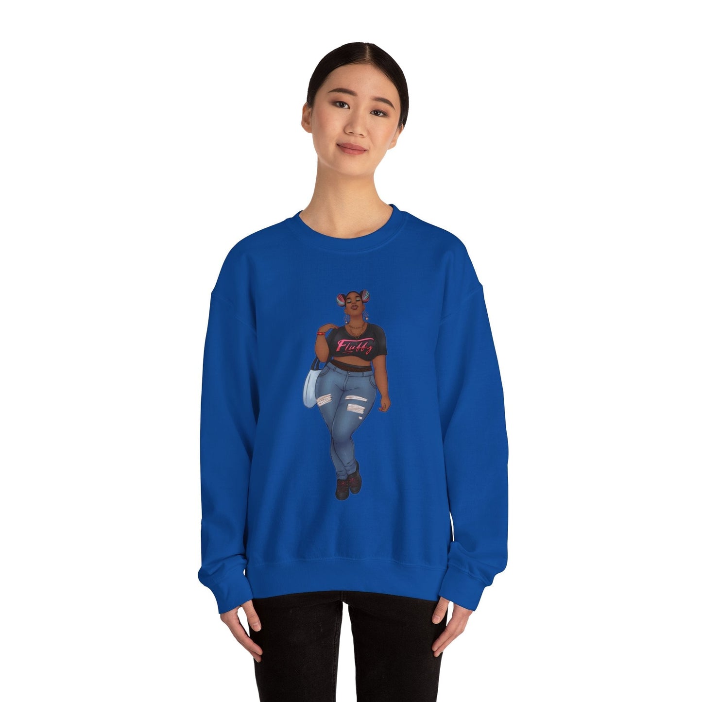 Mimi Sweatshirt Unisex Heavy Blend Crewneck Sweatshirt Printify 