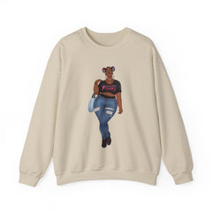 Mimi Sweatshirt Unisex Heavy Blend Crewneck Sweatshirt Printify S Sand