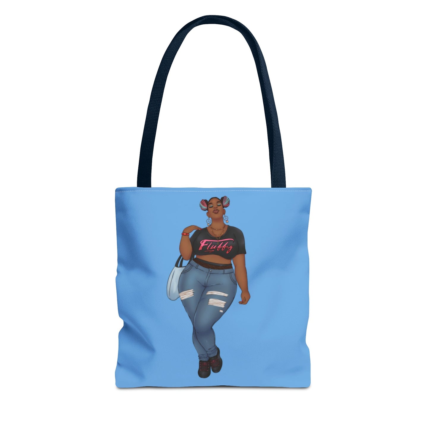 Mimi Tote Bag Bags Printify 13" × 13'' Navy