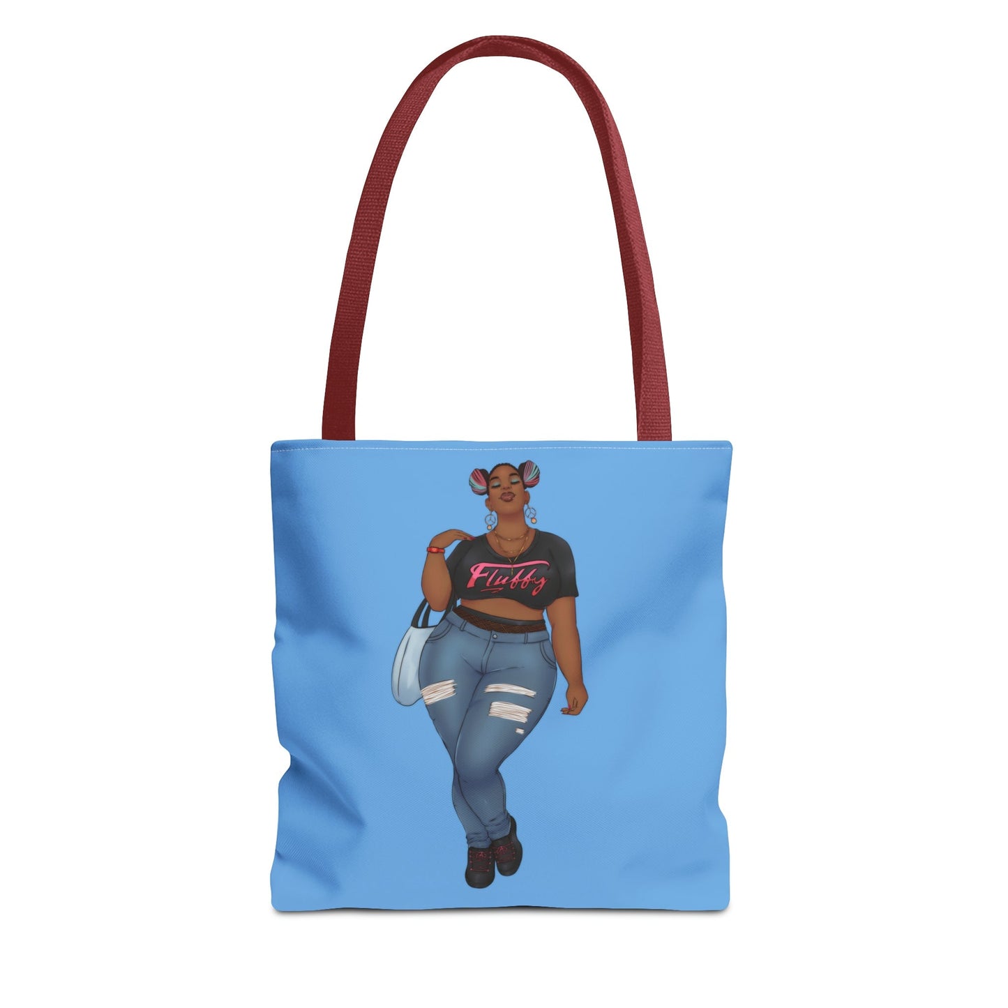 Mimi Tote Bag Bags Printify 13" × 13'' Red