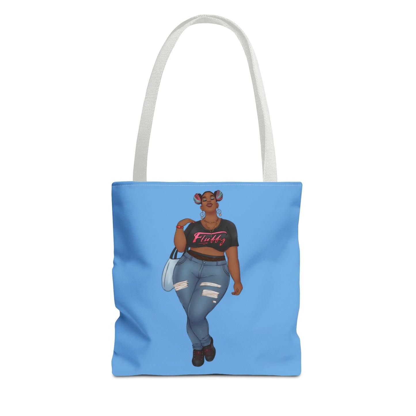 Mimi Tote Bag Bags Printify 13" × 13'' White