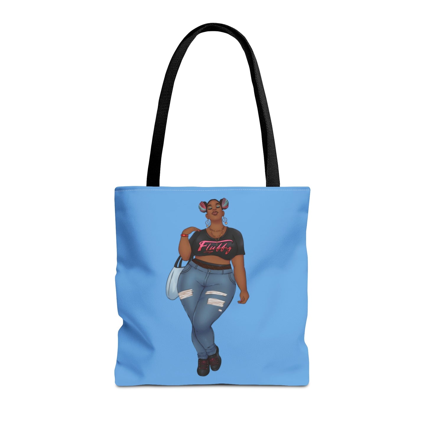 Mimi Tote Bag Bags Printify 16" × 16'' Black
