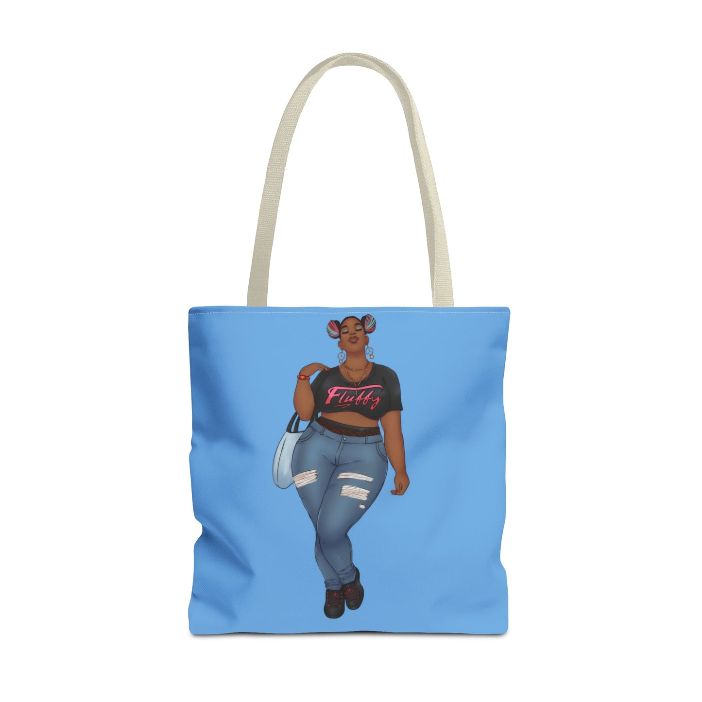 Mimi Tote Bag Bags Printify 18" × 18'' Beige