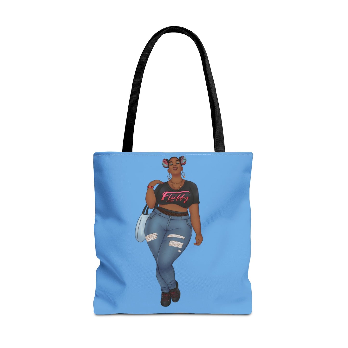 Mimi Tote Bag Bags Printify 18" × 18'' Black