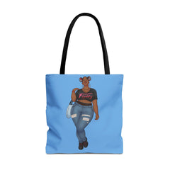 Mimi Tote Bag Bags Printify 18" × 18'' Black