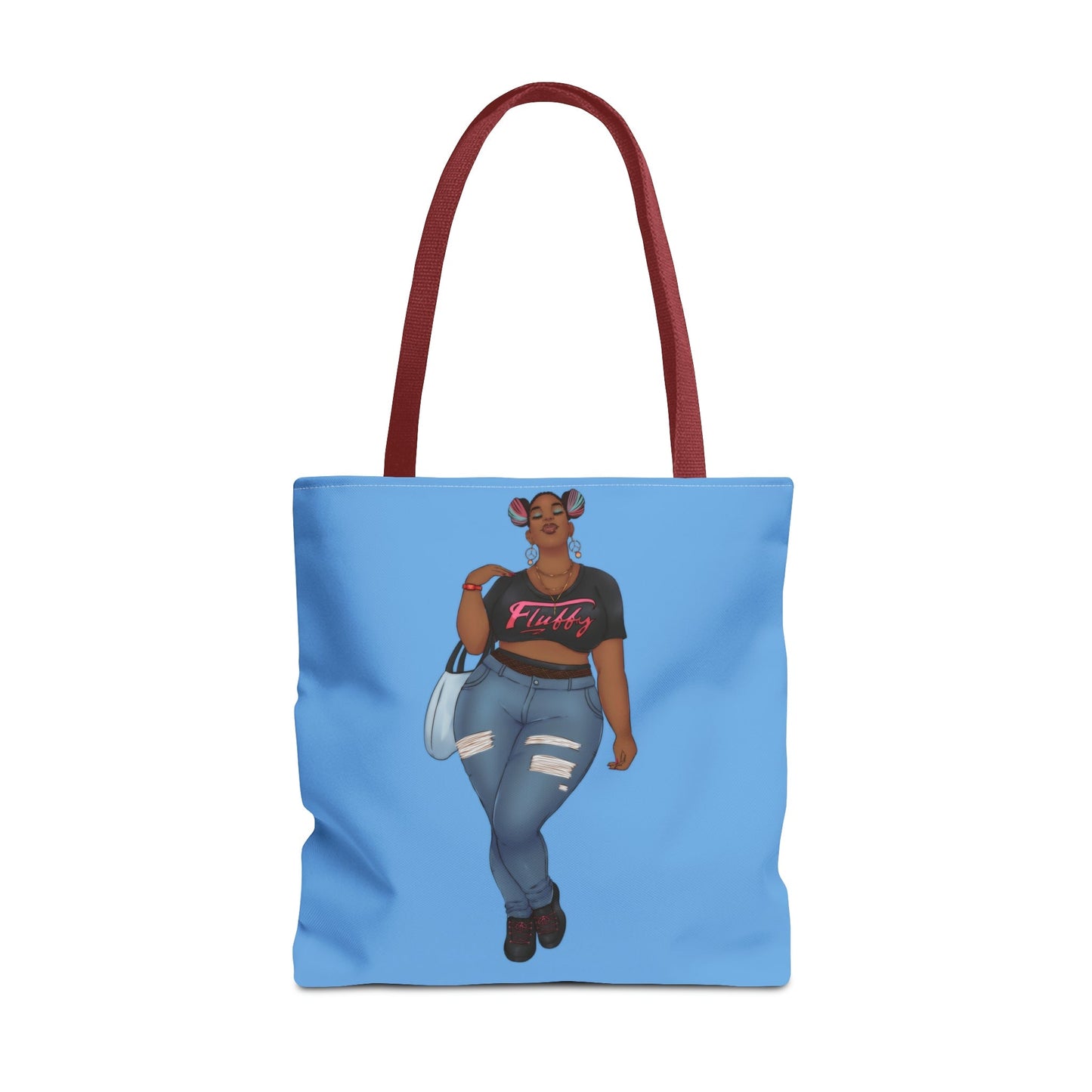 Mimi Tote Bag Bags Printify 18" × 18'' Red