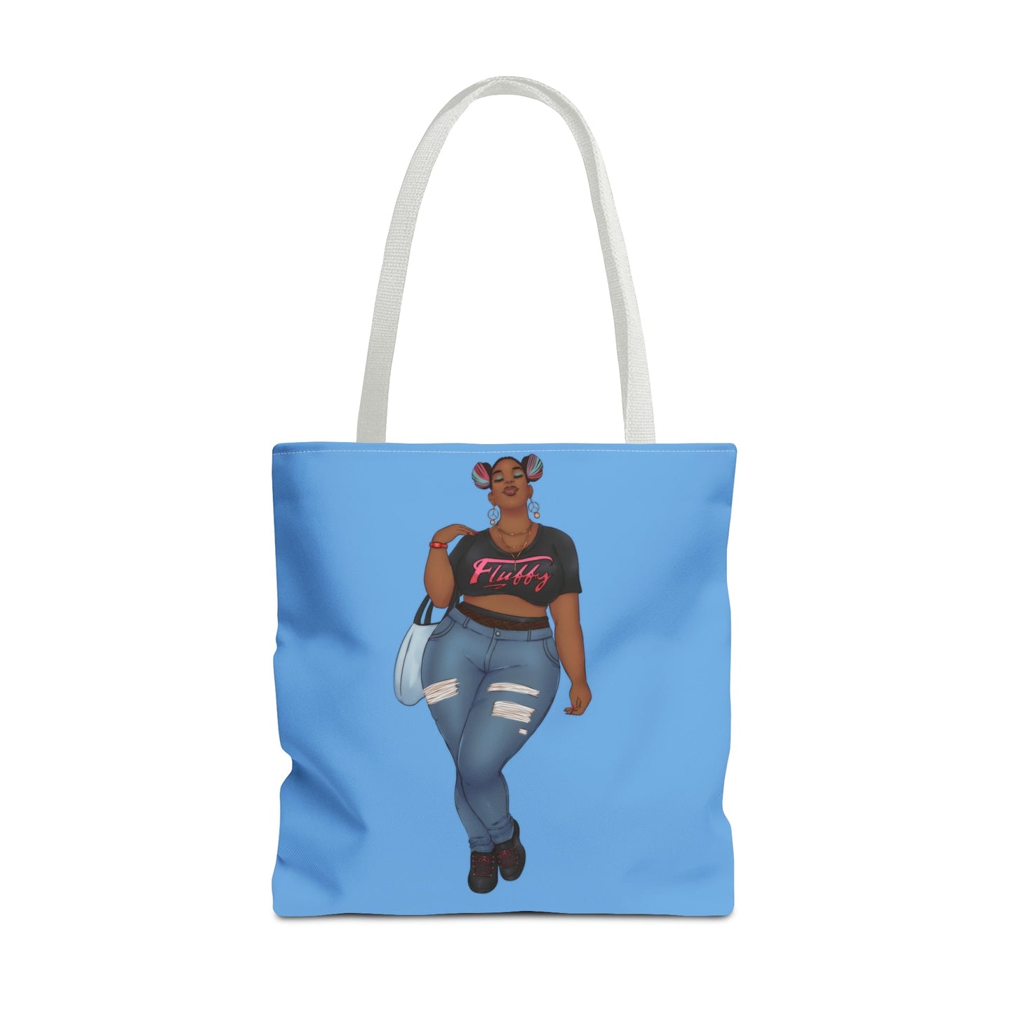 Mimi Tote Bag Bags Printify 18" × 18'' White