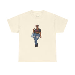 Mimi Unisex Heavy Cotton Tee Size Small- 5xl T-Shirt Printify Natural S