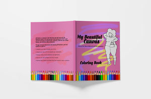My Beautiful Canvas Coloring Book. *preoder My Beautiful Fluff