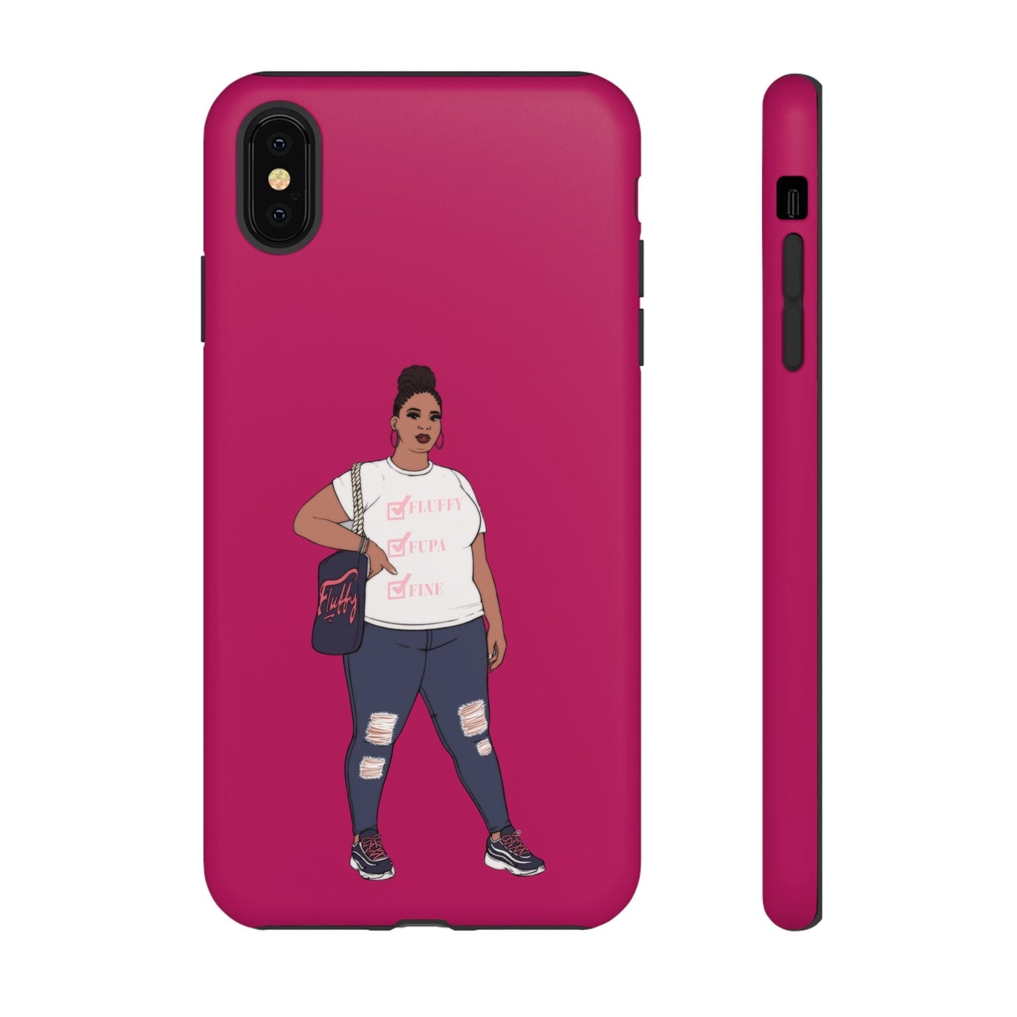 Phone Case - Jana Plus Size Model Show Off Your Fluff Contest Winner Phone Case Printify