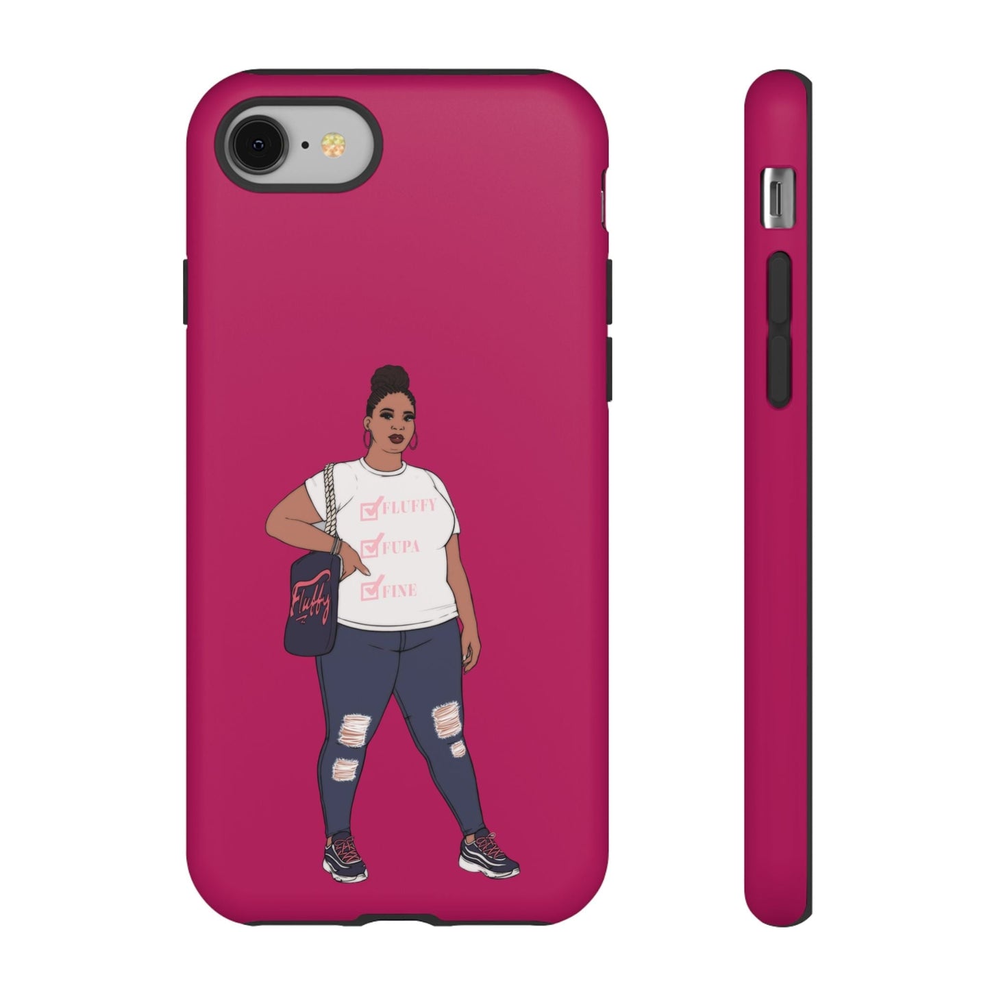 Phone Case - Jana Plus Size Model Show Off Your Fluff Contest Winner Phone Case Printify