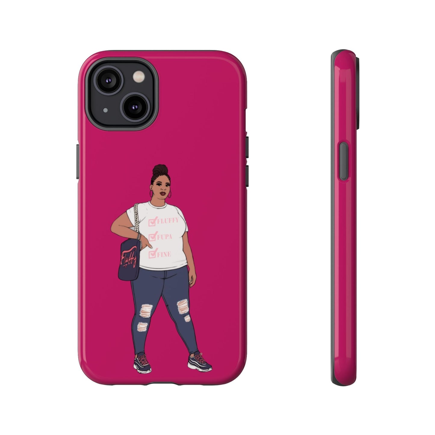 Phone Case - Jana Plus Size Model Show Off Your Fluff Contest Winner Phone Case Printify