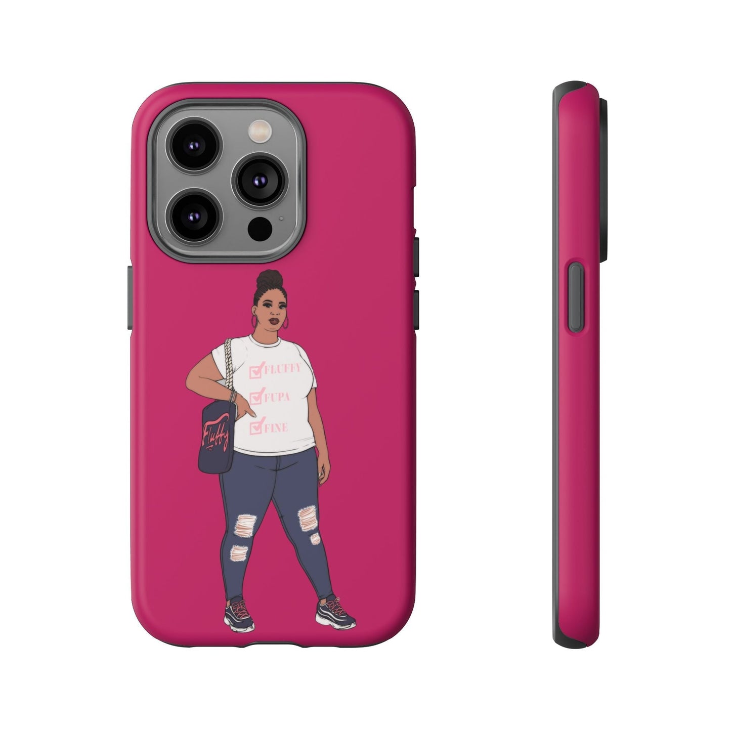 Phone Case - Jana Plus Size Model Show Off Your Fluff Contest Winner Phone Case Printify