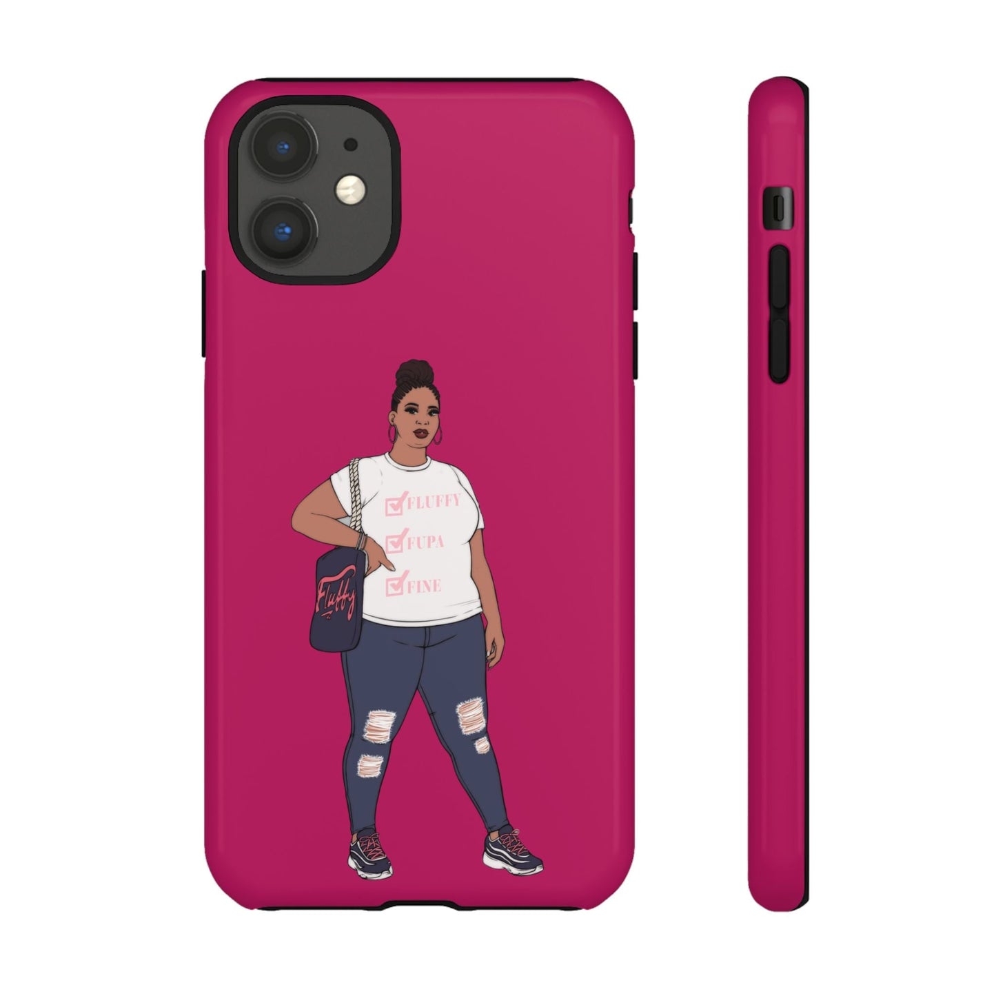 Phone Case - Jana Plus Size Model Show Off Your Fluff Contest Winner Phone Case Printify