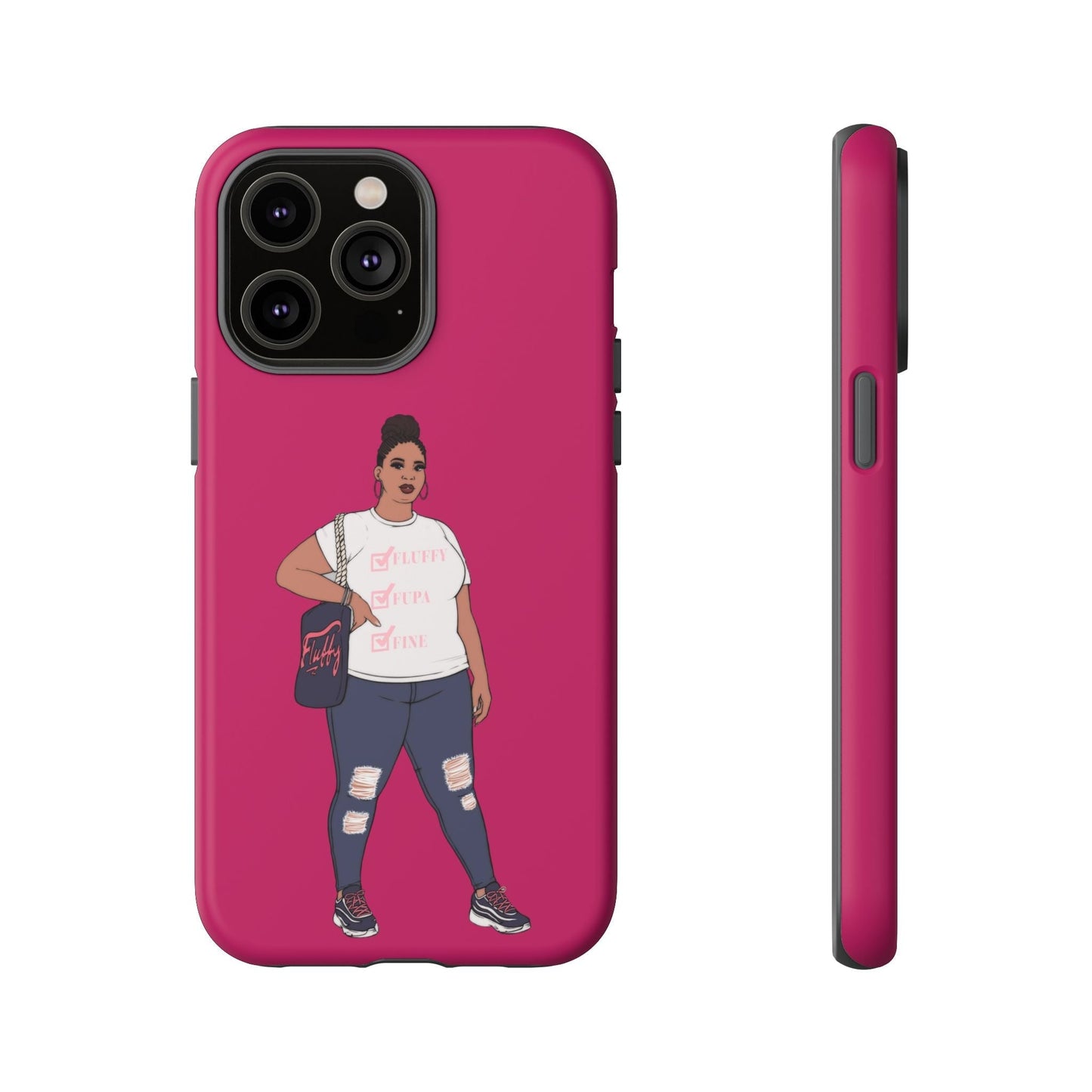 Phone Case - Jana Plus Size Model Show Off Your Fluff Contest Winner Phone Case Printify