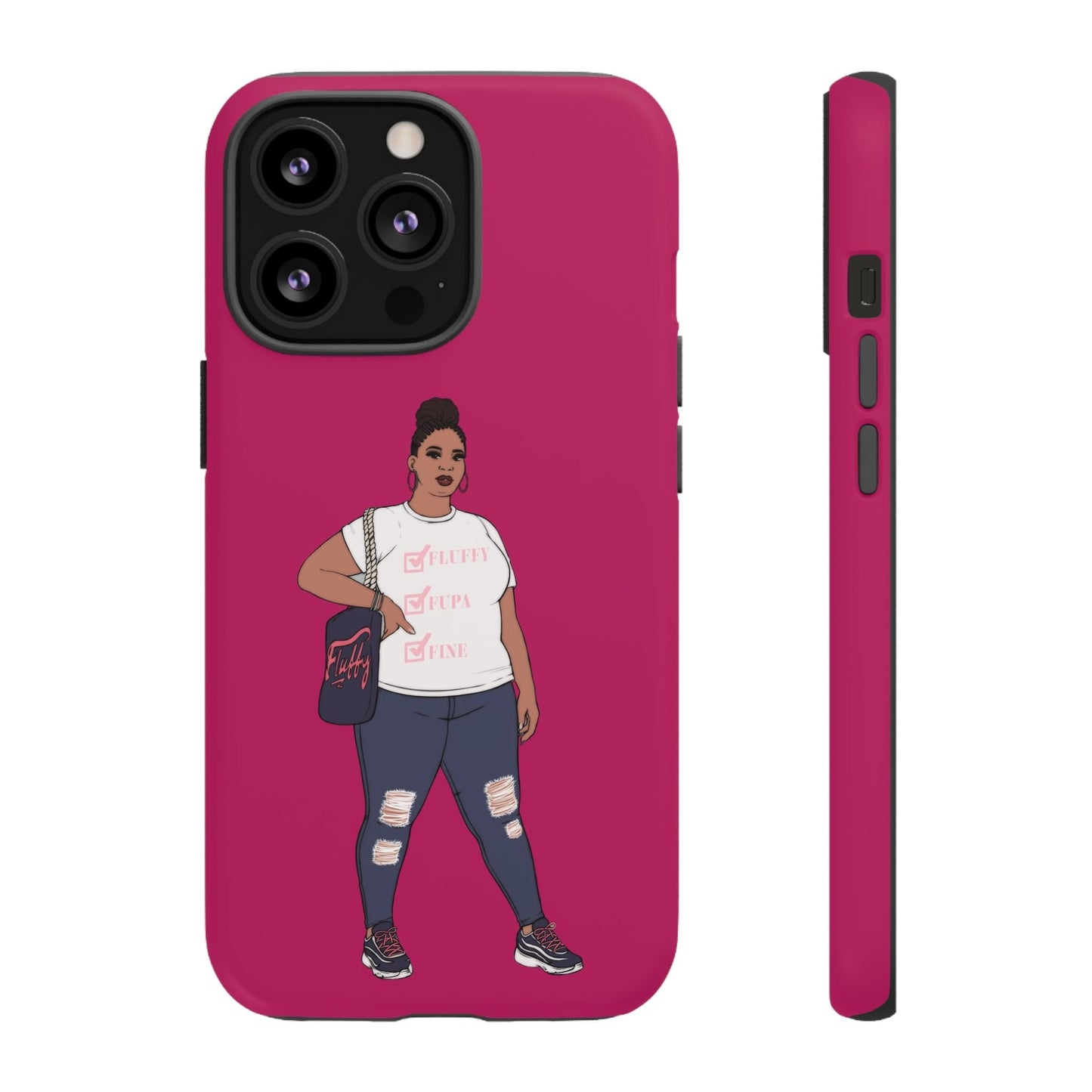 Phone Case - Jana Plus Size Model Show Off Your Fluff Contest Winner Phone Case Printify