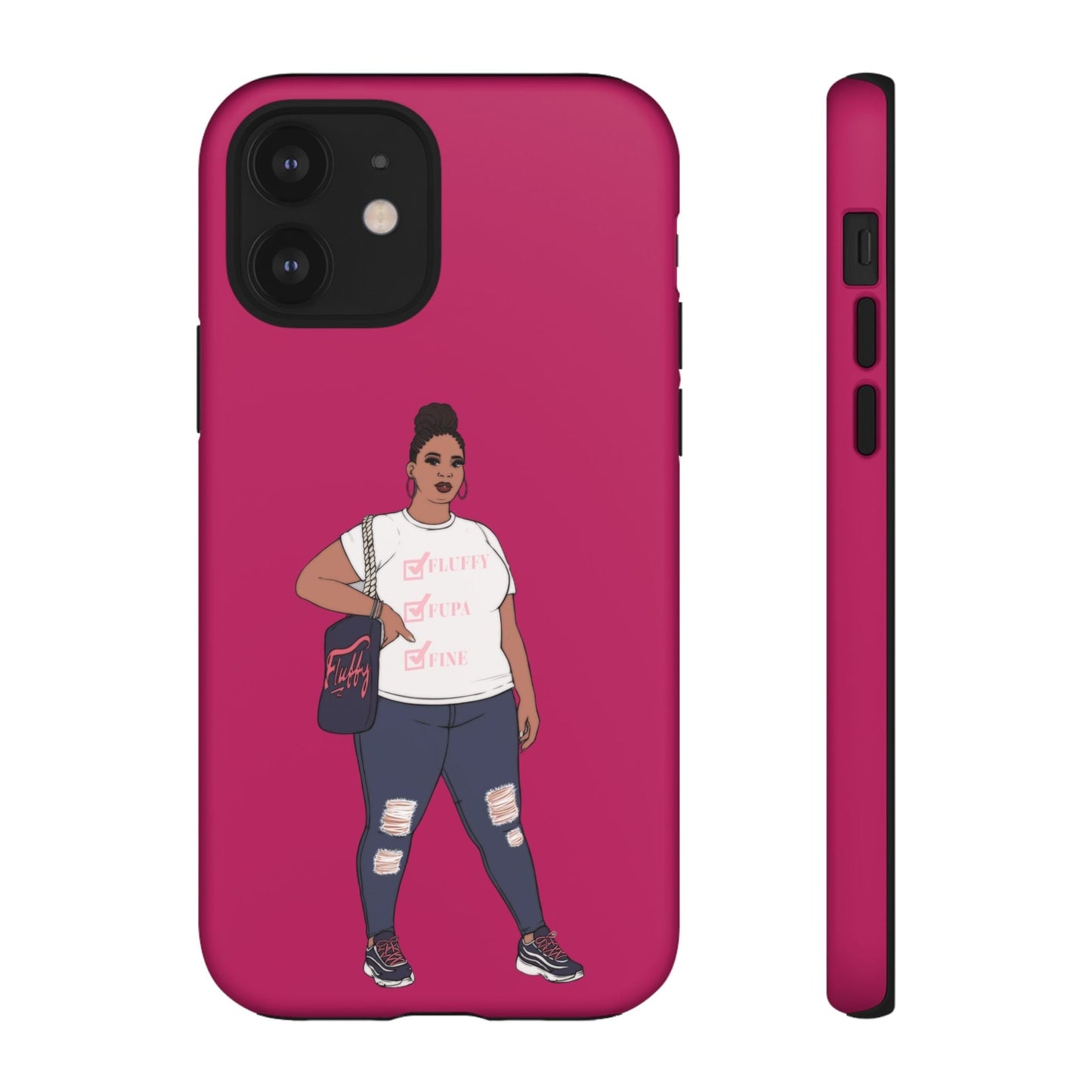 Phone Case - Jana Plus Size Model Show Off Your Fluff Contest Winner Phone Case Printify