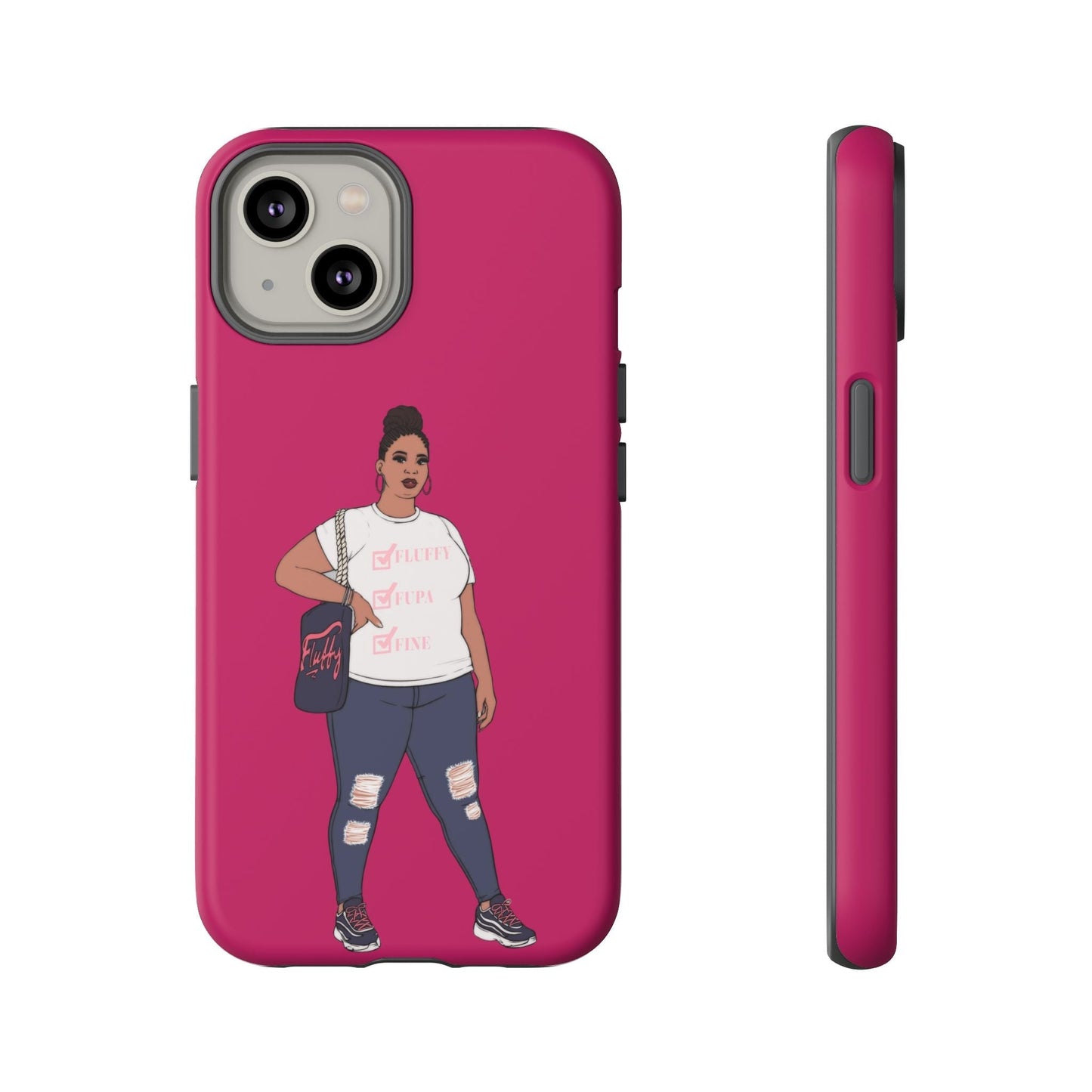 Phone Case - Jana Plus Size Model Show Off Your Fluff Contest Winner Phone Case Printify
