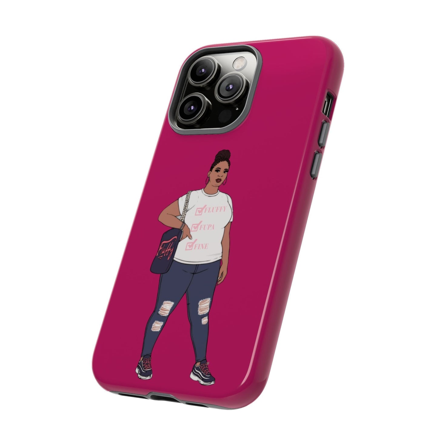 Phone Case - Jana Plus Size Model Show Off Your Fluff Contest Winner Phone Case Printify